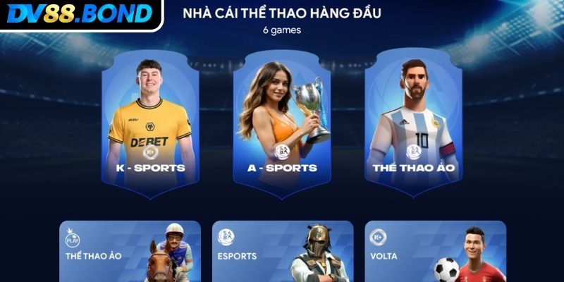 A Sports DV88 Sân Chơi Thể Thao Đỉnh Cao Cho Cược Thủ 1 Tổng quát về sảnh A Sports DV88