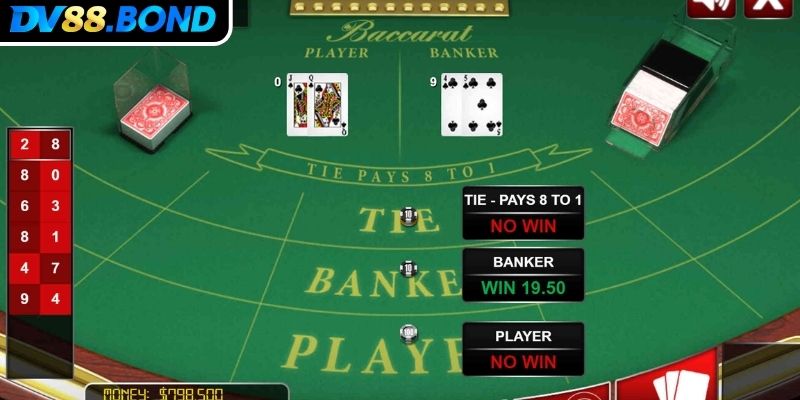 Baccarat DV88 Bí Mật Kiếm Tiền Từ Chuyên Gia Cho Tân Thủ 1 Luật chơi Baccarat DV88 giành chiến thắng