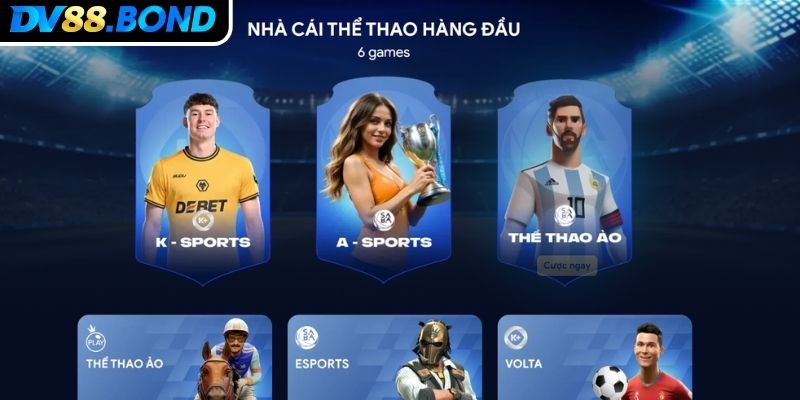 Esports DV88 Thế Giới Cược Thể Thao Điện Tử Đỉnh Cao 2025 1 Điểm nổi bật tạo nên sức hút của sảnh Esports DV88