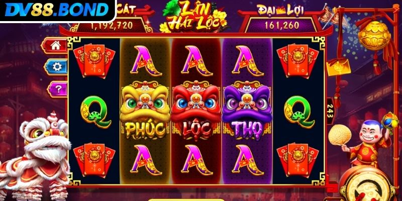 Lân Hái Lộc Slots DV88 Bí Quyết Chinh Phục Game Nổ Hũ Đỉnh Cao 3 Đặt cược linh hoạt trong lân hái lộc slots DV88