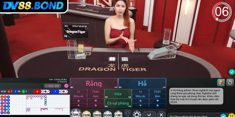 Via Casino DV88 Sòng Bạc Giải Trí Online Chất Lượng 2025 3 Rồng Hổ xanh chín tại sảnh Via Casino DV88